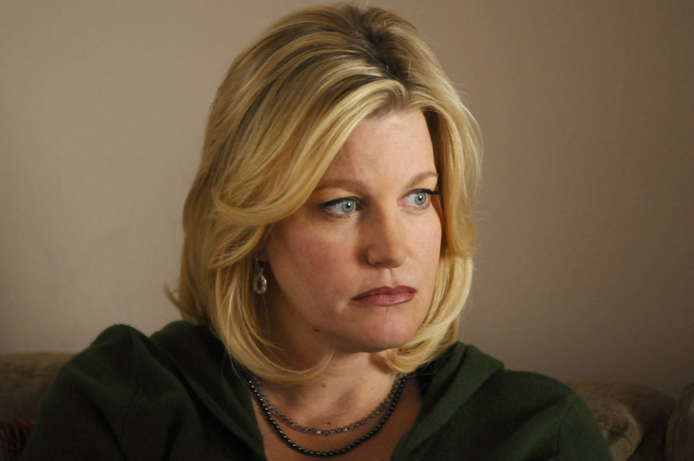 This image released by AMC shows Anna Gunn as Skyler White in a scene from "Breaking Bad." The fifth season of the popular series premieres Sunday, July 15, 2012 at 10 p.m. EST on AMC. (AP Photo/AMC, Ursula Coyote)